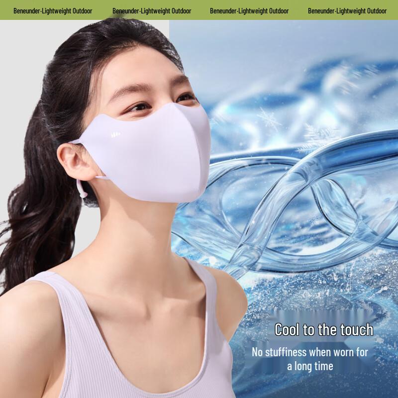 Beneunder Women's Cooling UV Protection Face Mask with Eye Corner Guard