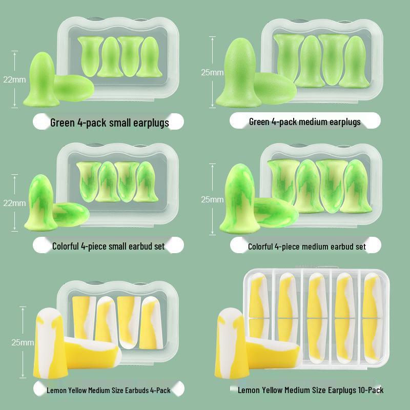 Disposable Noise-Reducing Earplugs with Strong Sound Insulation