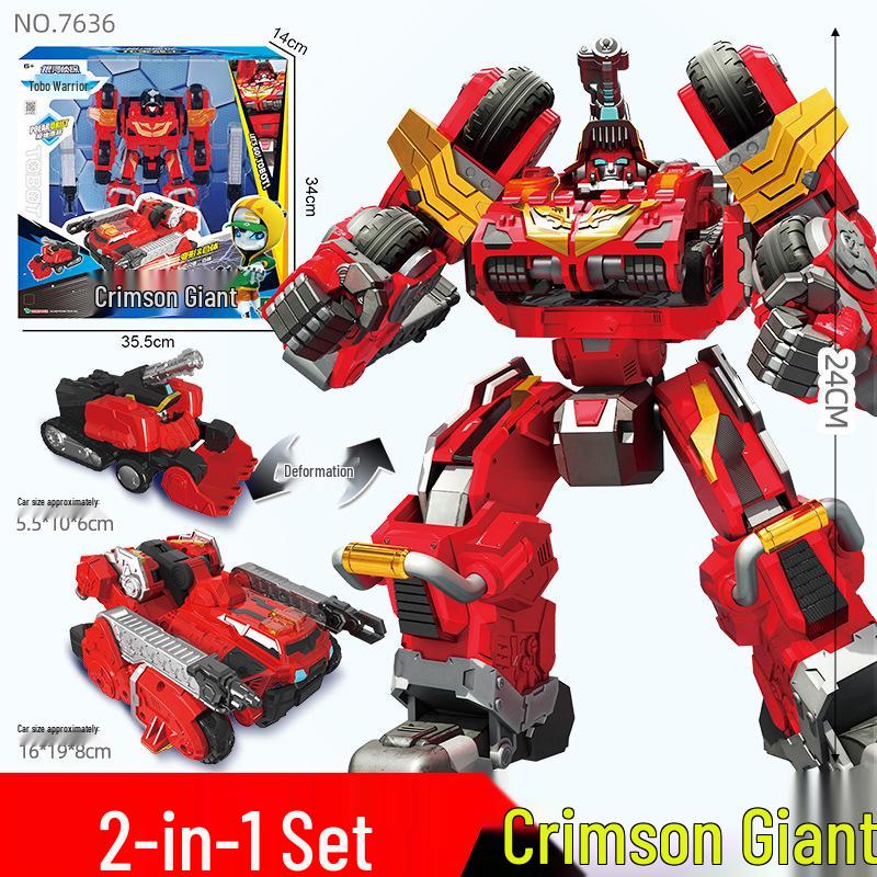 Tobot Warriors Transforming Car Robot Toy - Galaxy Detectives Sonic Thunder for Boys