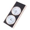 Termometro e Igrometro per Sauna, 2 in 1 in Legno, Temperatura in Celsius, Umidità Interna, in Legno di Faggio, Accessori per Sauna per Spa Doccia Saun