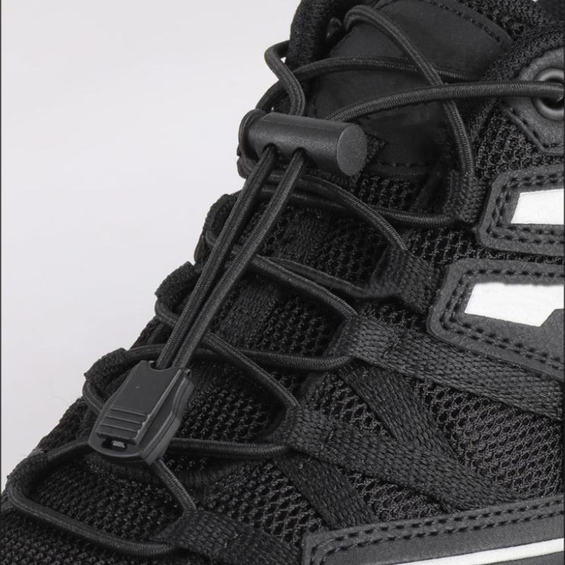 New 1Pair/3Pair Round Elastic Shoelace Unisex Quick-Release Shoelaces No-Tie Laces for Sneakers and Boots Shoe Laces