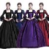 S-5XL Taglie Forti Abito Rinascimentale Vintage da Corte Abito Lungo di Pizzo Performance Teatrale