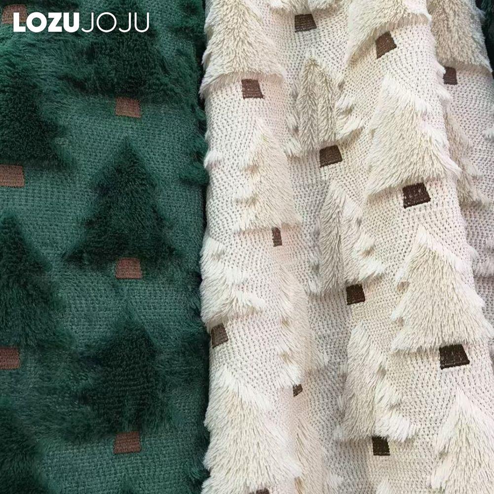 1 PIÈCE LOZUJOJU Housse de coussin de Noël avec arbre de Noël brodé et housse de coussin polyvalente pour canapé, salon, chambre à coucher, décoration de maison
