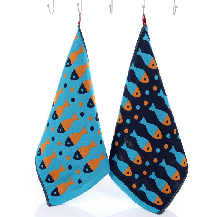 

Детское полотенце из хлопка, банное полотенце с рисунком из мультфильма, 3 слоя, марлевая мочалка для лица, квадратные салфетки для рук, для купания новорожденных, кормления детей, носовой платок 35x40cm