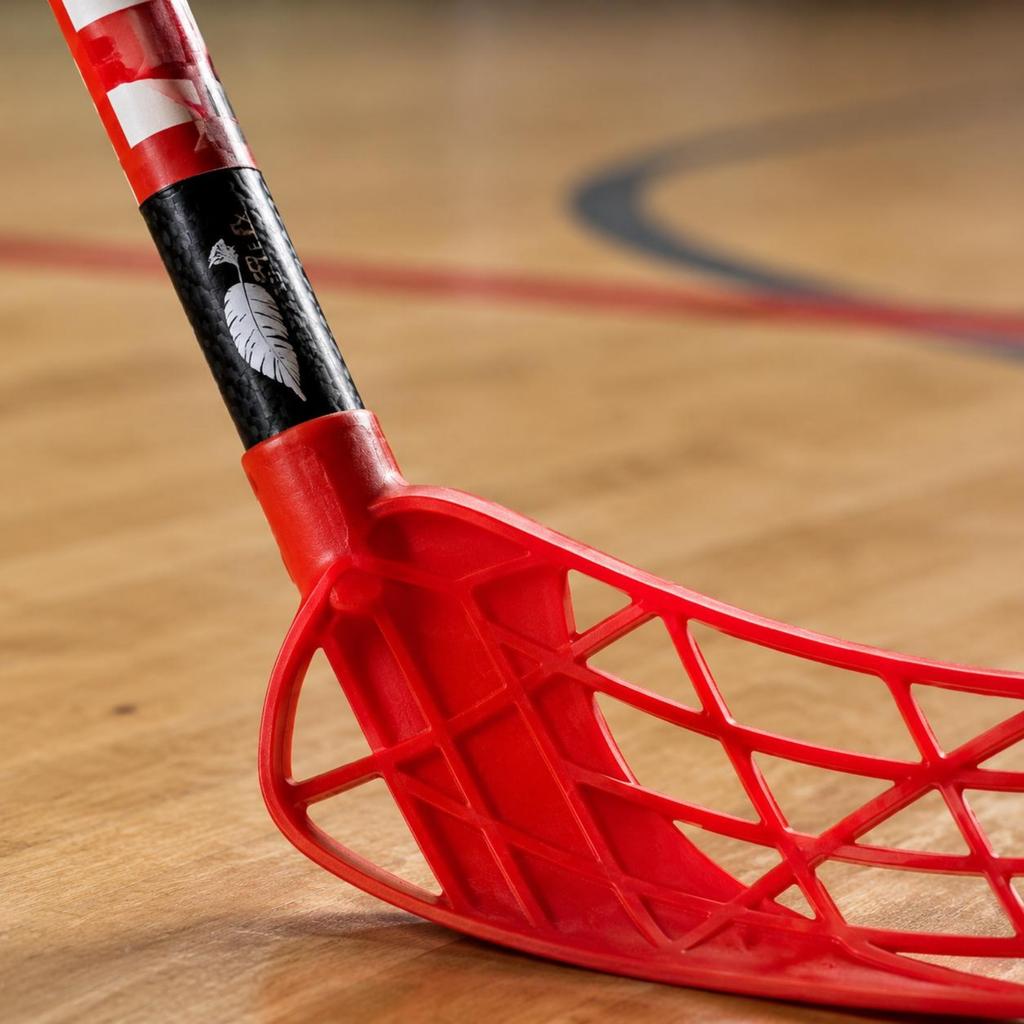 Carbon Fiber Floorball Stick Pu Grip Wrap Openwork Blade Floorball Stick