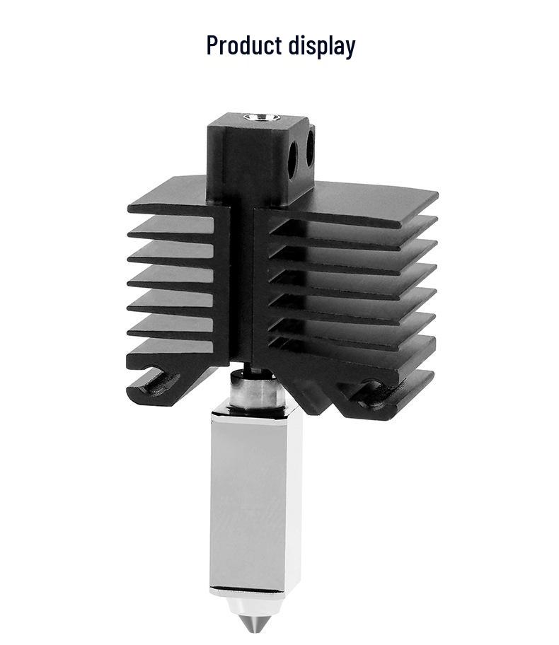 Bamboo X1/P1 Series 3D Printer Upgrade: All-Metal Hotend with Hardened Steel Nozzle