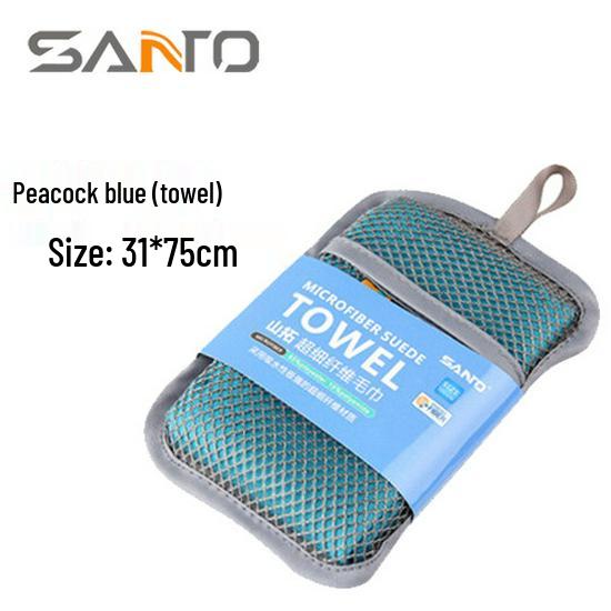 SANTO Quick-Dry Sports Towel for Travel, Swimming, and Business
