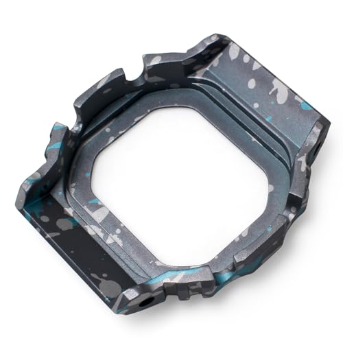 Herren Metall-Uhrenarmband mit Gehäuse, Kompatibel mit Casio und G-SHOCK Uhren DW-5600, GW-B5600, GB-5600, GWX-5600, GW/DW-5000, DW-5025, 5030, und