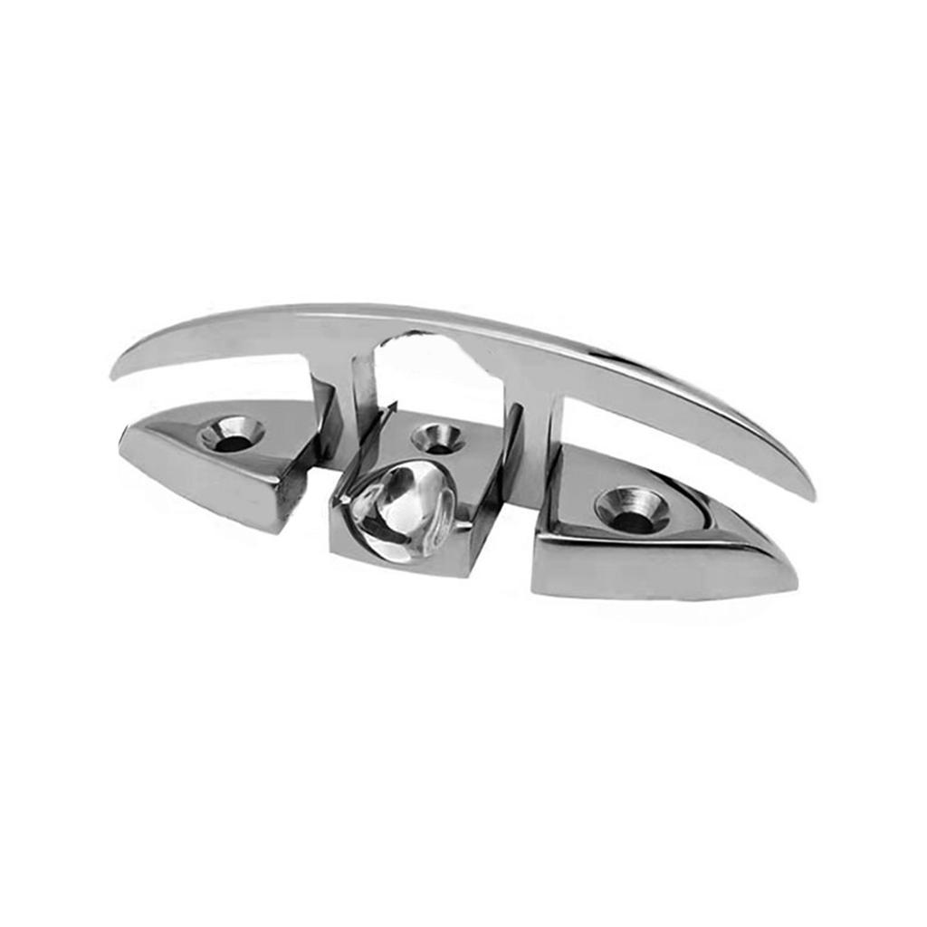 Grampos de convés Alça para barco 316 Aço inoxidável Acessório marinho Âncora Doca Iate Bollard Grau marinho Amarração Corda Amarração