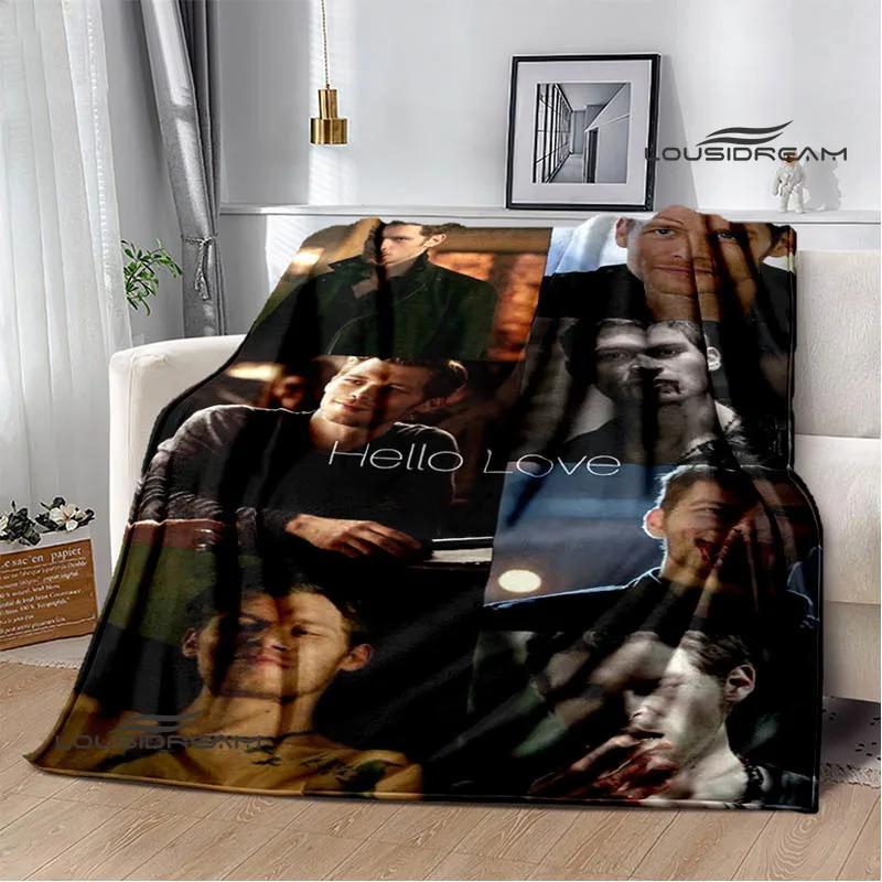 Die Originale Klaus Mikaelson bedruckte Decken Warme Flanelldecken Weiche und bequeme Bettwäsche Geburtstagsgeschenk