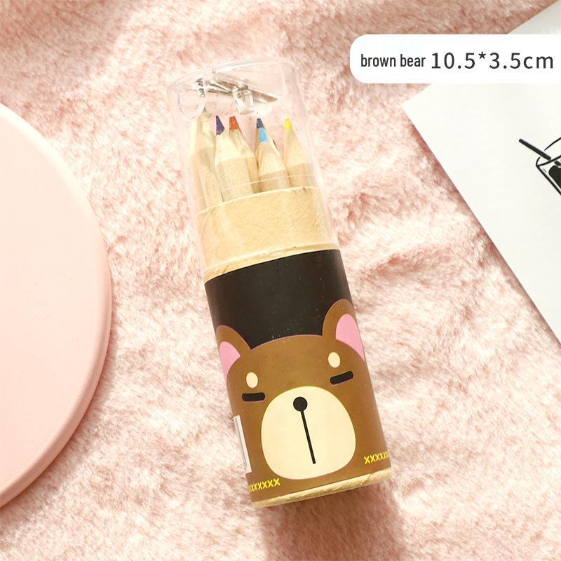 Set Mini Creioane 12 Culori pentru Copii - Drăguț, Mic și Perfect pentru Colorat și Desenat