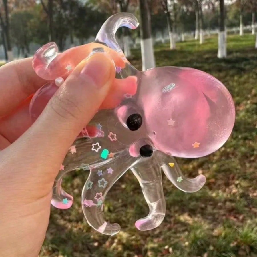 Squishy Ocean Octopus Squeeze Fidget Simulation Stress Relief Slow Rebound Can Be Stretched Sensory Decompression Gift