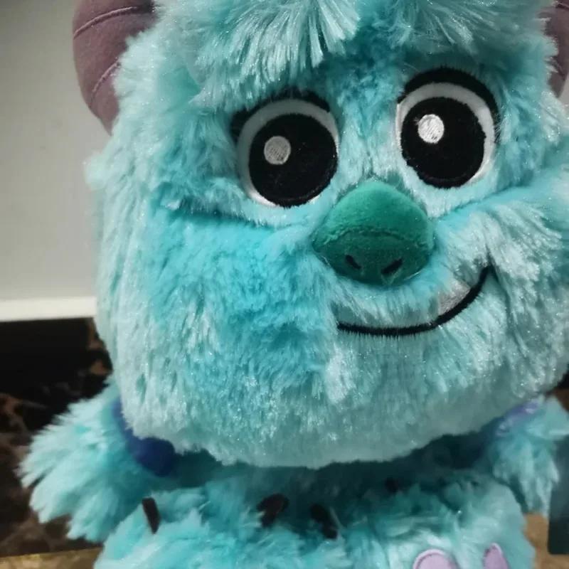 Kawaii Monstro Fúria Azul Brinquedo de Pelúcia Desenho Animado Bonito Boca Torta Fúria Azul Brinquedo de Pelúcia Dando Namorada Presente de Aniversário