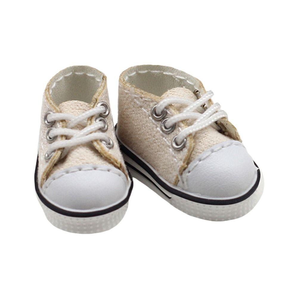 Colors DIY For 1/12 Dolls Fashion Sneakers Casual Wear Shoes Doll Canvas Shoes Clothes Accessories