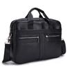 Business Casual Herren Aktentasche First Layer Rindsleder Laptoptasche Herren Schulter Messenger Bag