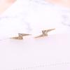 6Pairs/Set Simple Women Big Small Lighting Rhinestone Stud Earrings Jewelry
