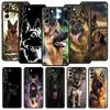 Beauty German Shepherd Dog Phone Case For Samsung Galaxy S25 Edge S24 S23 S22 S20 Ultra S21 FE 5G S10 Plus Soft TPU Cover