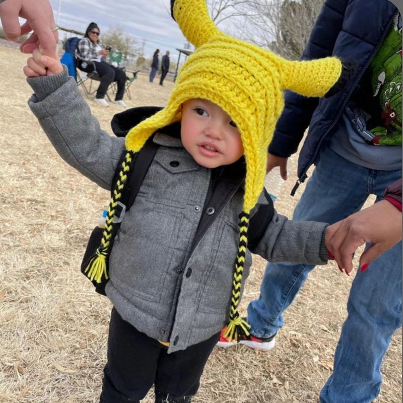 New Adult Funny Mesh Hat Spring and Summer Handmade Crocheted Empty Hat Festive Atmosphere Dress Up