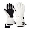 Men Women Waterproof Insulated Split Finger Ski Gloves with Hand Grips and Hook & Loop Closure for Snowboarding Winter Sports