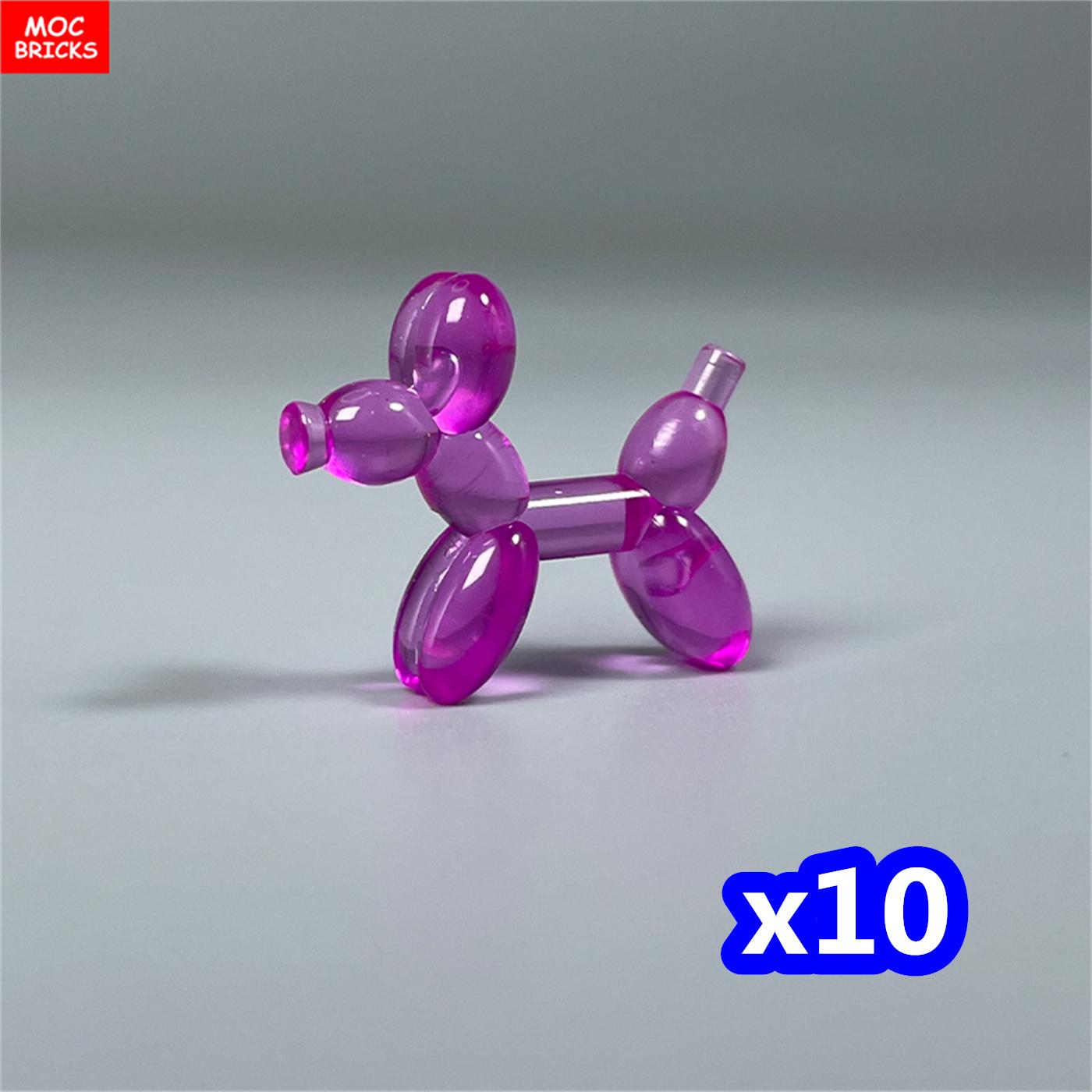 MOC Bausteine Utensil Ballon Kleiner Hund Clown Figur Tragen 35692 Lernorientierte Bausteine Figuren Geburtstagsgeschenk