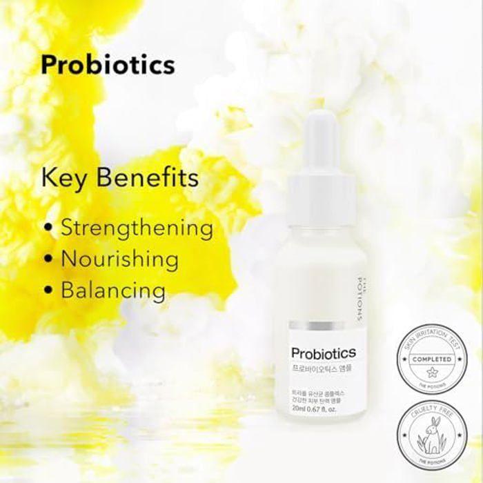 Sérum - Probiotiques - 20 ml - Hypoallergénique - Tous types de peau