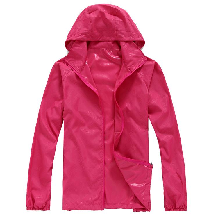 Outdoor Sunscreen Clothes Quick Dry Casual Waterproof Windproof Sunscreen Sports Coathooded Skin Clothes