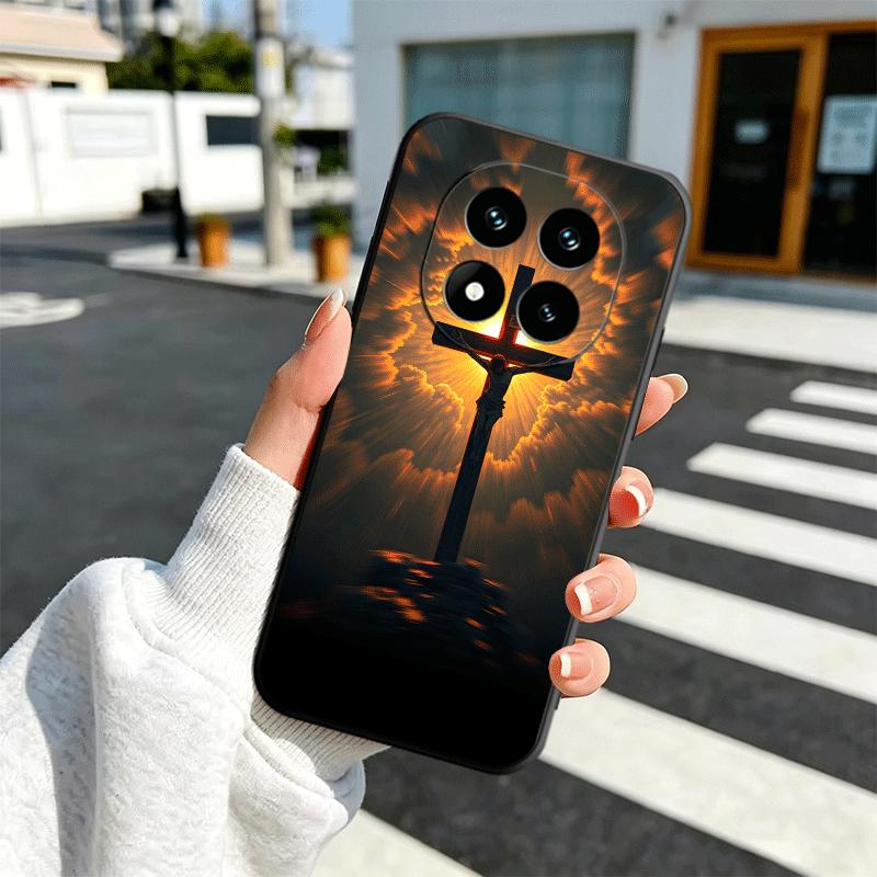 God Jesus Pray Cross Bible Soft Phone Case for Xiaomi Redmi Note 12 13 14 15 Pro Plus 11 12S 11S 11T 10 4G Black Cover Back Shel