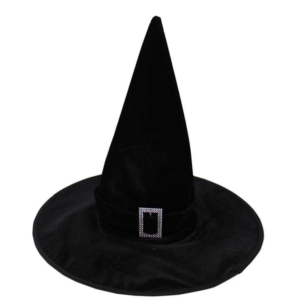 Witch Hat Adult Hats Halloween Witch Cosplay Wizard Hat Kids Halloween Black Witch Hat Girls Princess Party Supply
