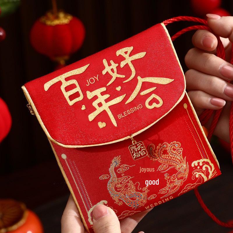 2026 Year of the Horse Red Envelope New Year's Wallet for Children's First Birthday & Full Moon Celebrations