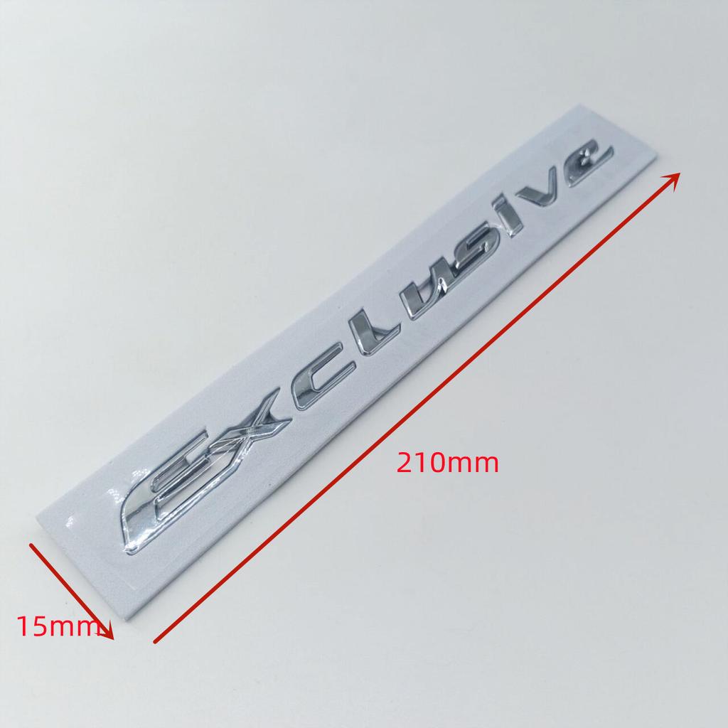 1pcs for Exclusive ABS Badge Nameplate Symbol Decal Car Emblem Car Rear Trunk Tailgate Logo Letters Sticker