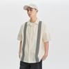 SS24 Comfortable Patchwork Pattern Short Sleeve Shirt Men shirts Off-White LMT008134100328A05173