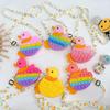Children's Cute Cute Duck Messenger Bag Rat Control Pioneer Press Pinch Music Silicone Bag Girl Toddler Baby Change Bag