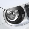 Angry Bird Front Headlight Bezels Trim Cover for Jeep Renegade 2015 2016 2017 2018 (Black)