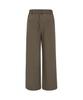 CALLAITE One-Pleat Wide Pants - Brown