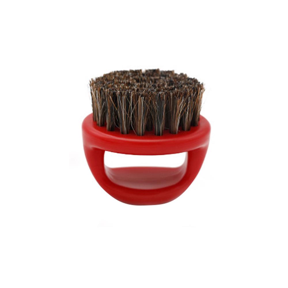 Men's Boar Bristle Beard Oil & Styling Brush for Sleek, Slicked-Back Designs