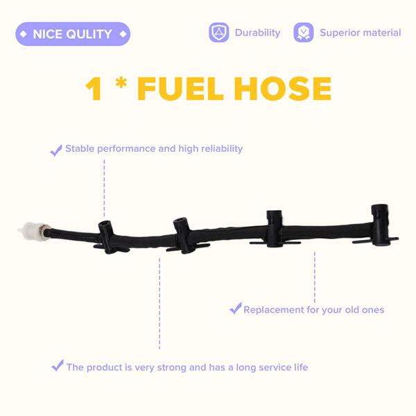 03N130235A: Compatible Fuel Return Hose for Volkswagen Passat Injector Oil Leak