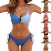 Women's Playful Color-blocked Beach Swimsuit