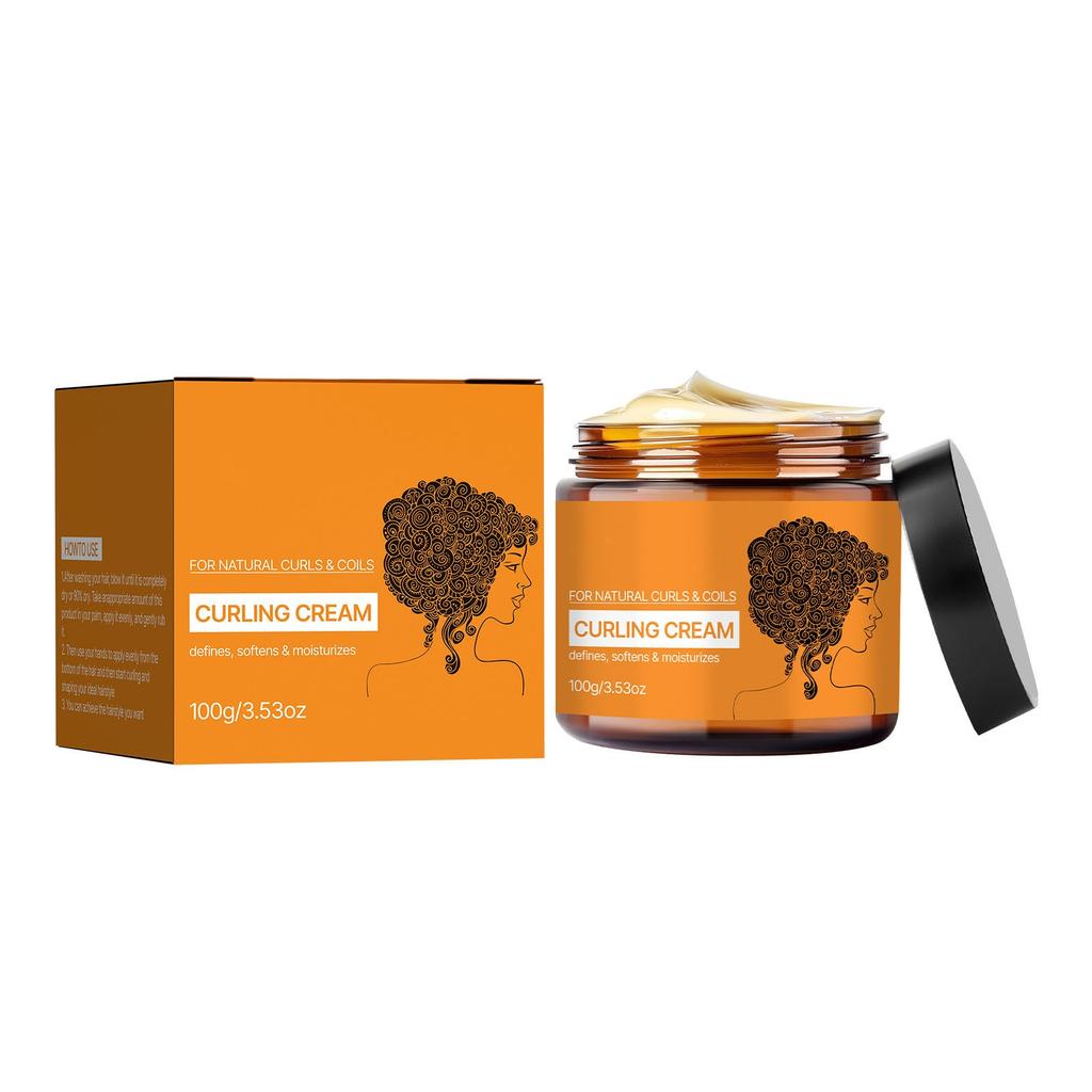 Curl Cream Natural Moisturizing Leave-In Conditioner Wave Elastic Styling Styling Elastin