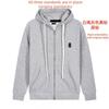 Mens Lightweight Hooded Cotton Sweatshirt Zip-Up Pullover Casual Sportswear Loose Fit
