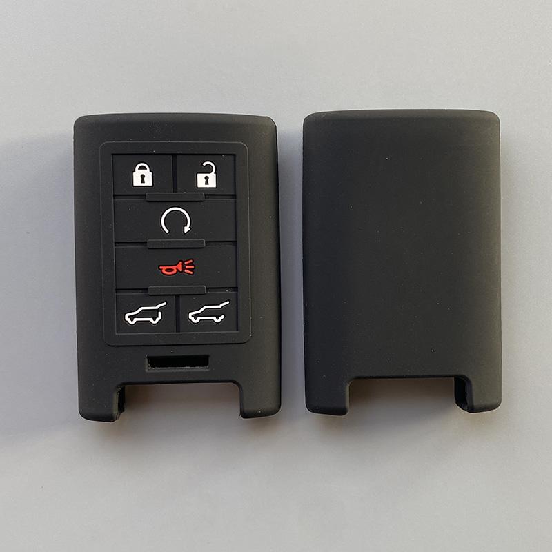 

Silicone Car Key Cover Case Shell Holder For Cadillac Escalade CTS XTS DTS SRX 2013-2014 ATS GMC Key Accessories
