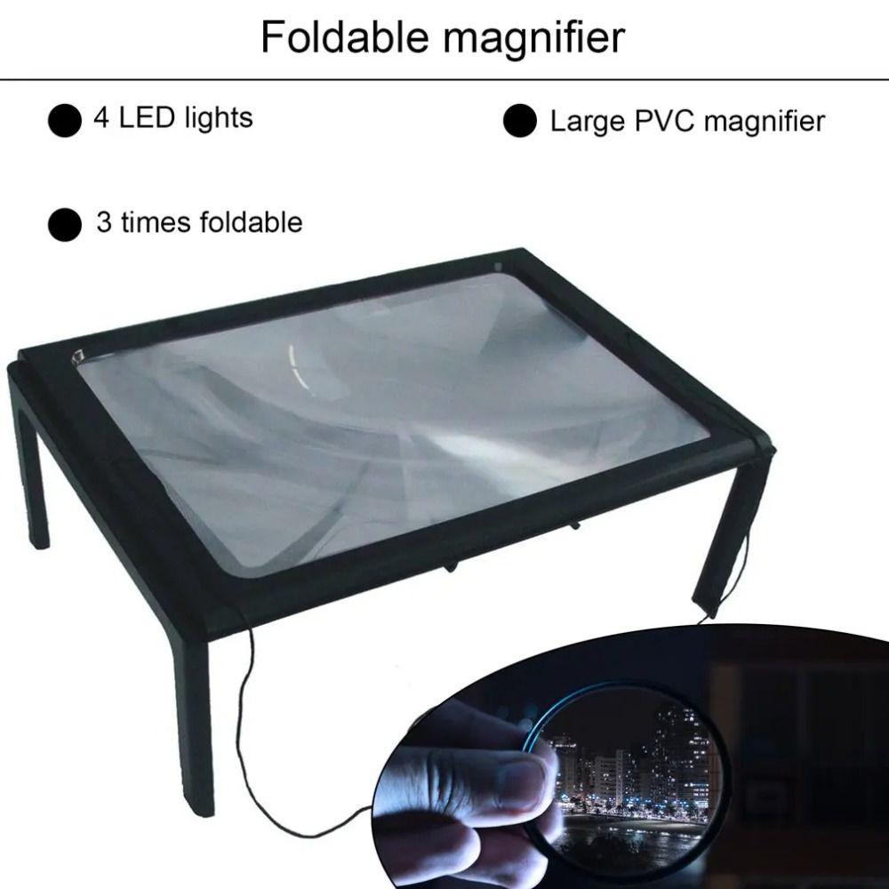 Reading Hands Free Magnifier Large 3X Magnifying Glass  Gifts for Elderly