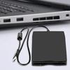 Floppy Drive USB 2.0 Plug Play Portable 3.5-inch External Floppy Disk Reader 1.44 MB FDD for PC
