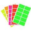 True-Ally 500 Piece Multocolored Fluorescent Color 50X25 Mm Sticker Self Adhesive Labels Writable Surface For Kids Activ