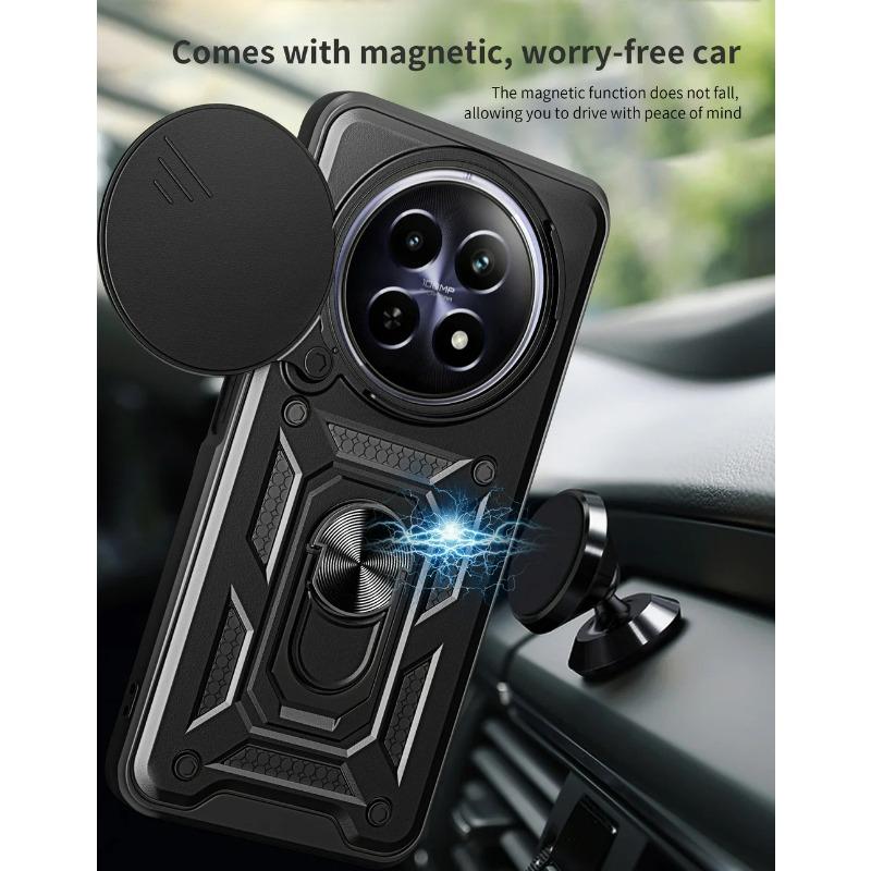 Kameraschutzhülle für Realme 12 5G Realme 12 Pro + Realme12 Pro Plus Armor Hybrid Ringabdeckung