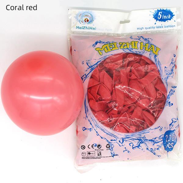 5 Inch (200pcs/bag) Matte Balloons Wedding Birthday Backdrop Latex Balloon Decoration