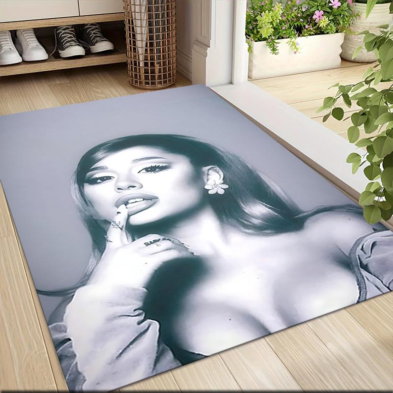Elegant Fashion Portrait Carpet Rug Soft Washable Antislip Home Living Room Sofa Mats Personalized Christmas Rug