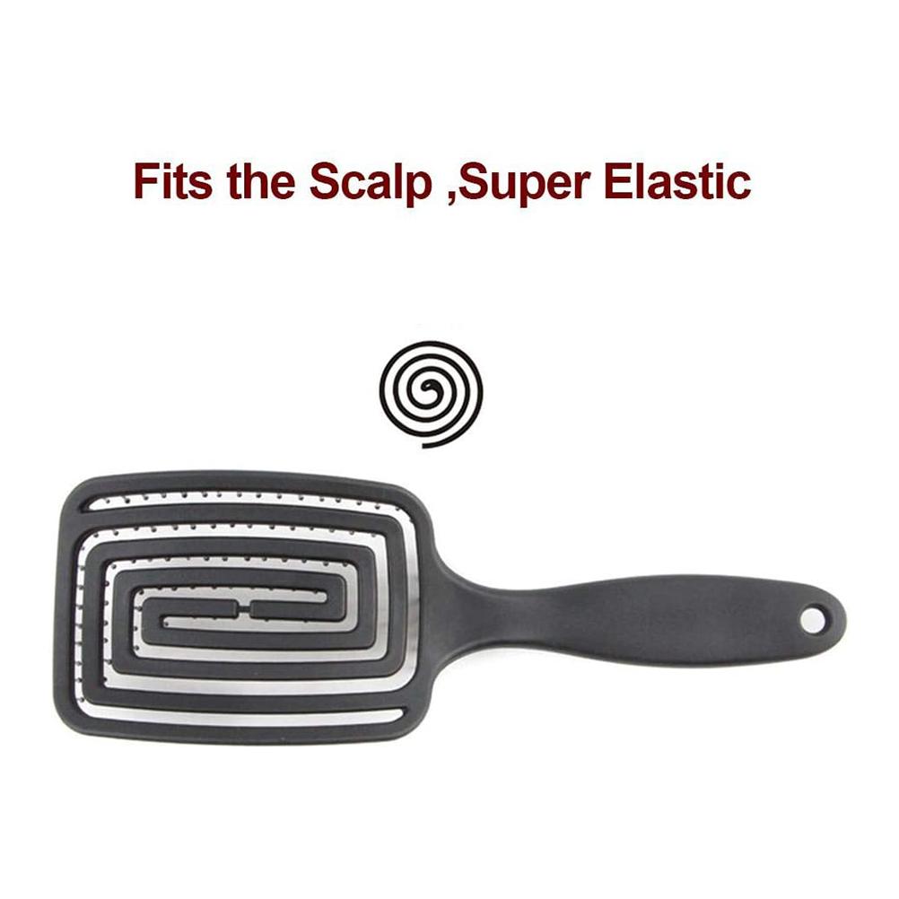 Multifunktionaler Haartrockner-Bürsten-Massagekamm, Hohlkamm, antistatischer Kopfhaut-Massagekamm