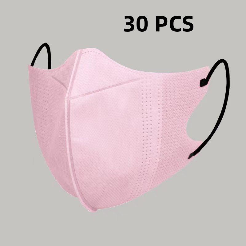 10/100Pcs 3D Protective Masks Efficient Protection Breathable Fashion Protective Masks Fashionable Face Masks Disposable Masks