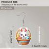 New White Rabbit Earrings 2D Acrylic Creative Rabbit Sitting in Basket with Colored Easter Egg Earrings