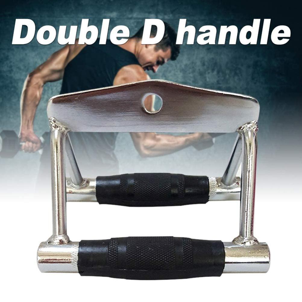 V Shaped Pull Rod Dual Handle Press Down Bar Portable Home Sports Equipment Anti Slip Double D Handle Bodybuilding